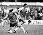 Willy v d Kuylen 1981 in aktie voor PSV tegen Haarlem
