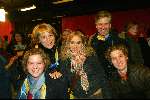Hilversum 6 maart 2004
Idols in studio 22.Alice Idols met broer en familie
De 10 finalisten  .