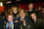 Hilversum 6 maart 2004
Idols in studio 22.Alice Idols met broer en familie
De 10 finalisten  .