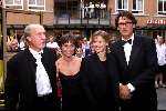 Herman v Veen samet zijn vrouw en dochter Babette v Veen met haar man Bas Westerweel