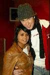 Hilversum 13 maart 2004
Finale Idols in studio 22 in Hilversum.
Boris Idols met zijn vriendin