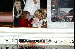 Amsterdam 30 maart 2004
Surpriseparty Caroline Tensen huilend op boot