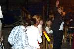 Amsterdam 30 maart 2004
Surpriseparty Caroline Tensen huilend