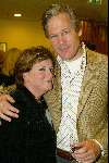 Amsterdam 14 maart 2004
Modeshow Paul Schulten in het Okura hotel.
Catherine Keyl met vriend