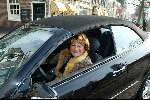 Muiden 29 maart 2003
Presentatie dvd Gerard Joling bij Cafe ome Ko in Muiden.
Christine Kroonenberg in cabrio