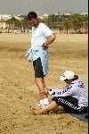 Vilanova 17 Maart 2004
Ernie Brandts met Amy Hoyer op het strand

peter smulders bv