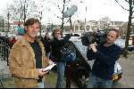 Amsterdam 16 maart 2004
Gerard Joling moet zich melden bij Politieburo met cameraploeg.