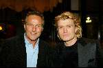 Amsterdam 16 maart 2004
Modeshow Ronald Kolck in koepelkerk.
Hans Klok met vriend