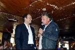 Muiden 29 maart 2003
Presentatie dvd Gerard Joling bij Cafe ome Ko in Muiden.
Henny Huisman met Carlo Boszhard