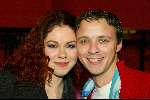 Hilversum 13 maart 2004
Finale Idols in studio 22 in Hilversum.
Irma Idols met vriend