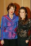 Amsterdam 13 maart 2004
Modeshow Mart Visser in het Hilton. 
Janneke Brinkman met dochter