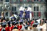 Delft 30 maart 2004
Begrafenis prinses Juliana in Grote kerk 
koets met kist
