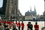 Delft 30 maart 2004
Begrafenis prinses Juliana in Grote kerk 
koets met kist