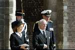 Delft 30 maart 2004
Begrafenis prinses Juliana in Grote kerk 
Koning Carl Gustaf en koningin Silvia