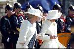 Delft 30 maart 2004
Begrafenis prinses Juliana in Grote kerk 
Koningin Beatrix Prins Bernhard en Prinses Irene