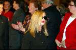 Amsterdam 14 maart 2004
Modeshow Paul Schulten in het Okura hotel.
Madonna bij modeshow. De werkelijke naam van deze dame is Angelique Bosman uit het Brabantse Waalre en was als grap bedoeld voor de couturier Schulten.