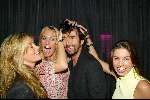 Amsterdam 3 maart 2004
Presentatie nieuw magazine Jacky in Jimmy Woo.
Mari v d Ven Ellemieke Vermolen en Rosanna Lima