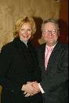 Amsterdam 13 maart 2004
Modeshow Mart Visser in het Hilton. Marijke Schaaphok en haar man Guido Maas