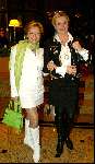 Amsterdam 16 maart 2004
Modeshow Ronald Kolck in koepelkerk.
Mariska v Kolck  met Marijke  Kroymans