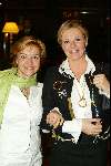 Amsterdam 16 maart 2004
Modeshow Ronald Kolck in koepelkerk.
Mariska v Kolck  met vrouw Frits Kroymans
