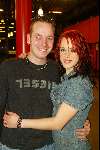 Hilversum 6 maart 2004
Idols in studio 22. Marlies Idols met haar broer
De 10 finalisten