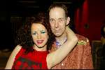 Amsterdam 27 maart 2004
Finale Idols in studio 21.
Marlies  Idols  met vader