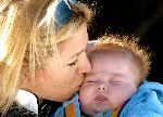 Lech 17 maart 2004
Prinses Maxima Prins Willem Alexander Amalia in Lech. Maxima kust Amalia