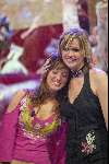 Hilversum 6 maart 2004
Idols in studio 22.  
Tooske Breugem  en Meike Idols
Eerste finale ronde 2004