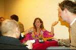Hilversum 6 maart 2004
Idols in studio 22. Meike Idols pratend met de pers
Eerste finale ronde 2004