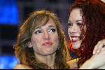 Hilversum 6 maart 2004
Idols in studio 22. Meike Idols met Irma Idols
Eerste finale ronde 2004