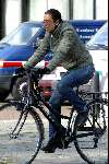 Amsterdam 29 maart 2003
Monique Kleeman op fiets