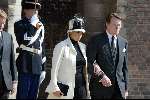 Delft 30 maart 2004
Begrafenis prinses Juliana in Grote kerk 
Prins Constantijn en Prinses Laurentien