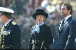 Delft 30 maart 2004
Begrafenis prinses Juliana in Grote kerk 
Prins  Nikolaos Griekenland met Koningin Anne-marie