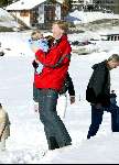 Lech 17 maart 2004
Prinses Maxima, Prins Willem Alexander en  Prinses Amalia   in Lech.