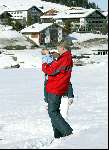 Lech 17 maart 2004
Prinses Maxima, Prins Willem Alexander en  Prinses Amalia   in Lech.