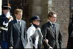 Delft 30 maart 2004
Begrafenis prinses Juliana in Grote kerk 
Prinses Annette en Prins Bernhard jr