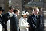 Delft 30 maart 2004
Begrafenis prinses Juliana in Grote kerk 
Prins  Carlos en Prins Carolina