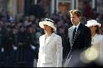 Delft 30 maart 2004
Begrafenis prinses Juliana in Grote kerk . Prinses  Caroline en prins floris