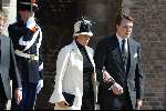 Delft 30 maart 2004
Begrafenis prinses Juliana in Grote kerk 
Prins Constantijn en Prinses Laurentien