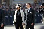 Delft 30 maart 2004
Begrafenis prinses Juliana in Grote kerk . Prinses  Laurentien en prins constantijn