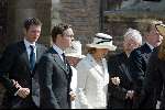 Delft 30 maart 2004
Begrafenis prinses Juliana in Grote kerk 
Prins  Carlos en Prins Carolina Prins Jaime en Prinses Margaritha