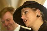Vlaardingen 13 maart 2004
Prinses Maxima en Prins Willem Alexander bij uitreiking Geuzenpenning.