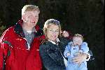 Lech 17 maart 2004
Prinses Maxima, Prins Willem Alexander Prinses Amalia in Lech.