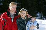 Lech 17 maart 2004
Prinses Maxima, Prins Willem Alexander Prinses Amalia in Lech.