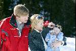Lech 17 maart 2004
Prinses Maxima, Prins Willem Alexander Prinses Amalia in Lech.