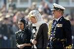 Delft 30 maart 2004
Begrafenis prinses Juliana in Grote kerk 
Prinses Noor v Jordanie