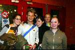 Hilversum 6 maart 2004
Idols in studio 22. Robin Idols met fans
Eerste finale ronde 2004