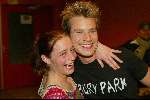 Hilversum 13 maart 2004
Finale Idols in studio 22 in Hilversum.
Robin Idols met vriendin