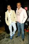 Amsterdam 3 maart 2004
Presentatie nieuw magazine Jacky in Jimmy Woo.
Rodrigo Otazu en Leco v  Zadelhoff