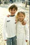 Muiden 29 maart 2003
Presentatie dvd Gerard Joling bij Cafe ome Ko in Muiden.
Romy Borsato met kinderen Rossana Lima